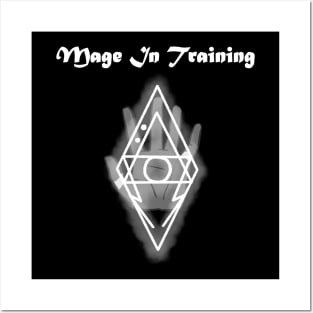 Mage In Training (BACK) Posters and Art